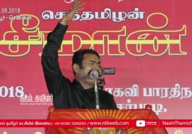 28-08-2018 பெரம்பூர் | சீமான் எழுச்சியுரை – செங்கொடி 7ஆம் ஆண்டு நினைவைப் போற்றும் பொதுக்கூட்டம்