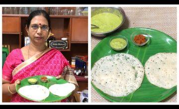 Vendhaya Uthappam(2 )&Palak Chutney-Mallika Badrinath -Tamil அரைக்கமிக்ஸி போதும் மெத்தென்றுஇருக்கும்