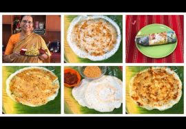 Kal Dosa/ கல் தோசை / Soft Travel  Dosai / மெத்து மெத்தென்ற தோசை / பயணத்திற்கேற்ற தோசை/ பொடி தோசை