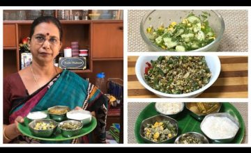 My Protein rich Low carb Diet-  Mallika Badrinath/ ஆரோக்கியம் பெற தினசரி உணவில் மாற்றங்கள் செய்யலாம்