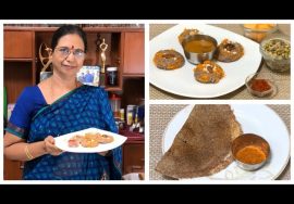 மெத்தென்ற கேழ்வரகு இட்லியும்  பேப்பர் போல தோசை யும் ஒரே மாவில் / Ragi Idli and paper Dosa
