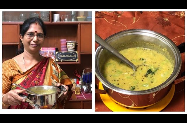 Peerkangai Milagu  koottu / பீர்க்கங்காய் வெந்தய மிளகு கூட்டு / Ridgegourd Fenugreek Pepper kootu