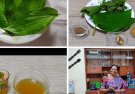 மார்ச்சளியை குறைக்கும் வெற்றிலை கஷாயம் -பாட்டிவைத்தியம்/Betel leaves  Concoction – Mallika Badrinath