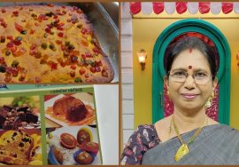 Eggless Mango Cake / மாம்பழ கேக் / ஓவன் இல்லாமலும் செய்யலாம் – Mallika Badrinath