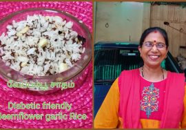 வேப்பம்பூ சாதம்/Neem flower garlic Rice/Diabetic friendly- Mallika Badrinath – Health Tips #Shorts 8