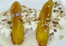 #Shorts 31:Caramel Bananas -Dessert-இரண்டே நிமிடத்தில் ருசியான டெஸர்ட் – Mallika Badrinath