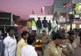? திமுக குண்டர்கள் வன்முறை வெறியாட்டம் | அரூர்  ஆர்ப்பாட்டத்தில் அத்துமீறி மேடையேறி அட்டூழிய