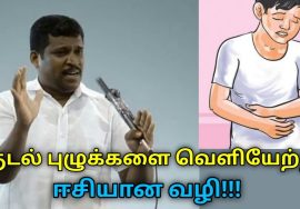 குடல் புழுக்களை வெளியேற்ற இதை சாப்பிட்டால் போதும் | Healer Baskar speech on intestine worms removal