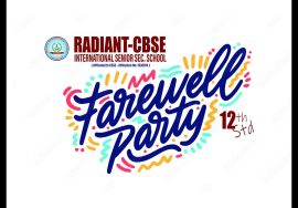 Fare well day RADIANT CBSE INTERNATIONAL SCHOOL THANJAVUR 2022 2023