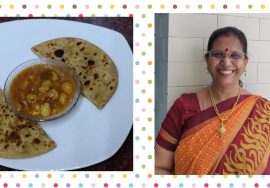 #Shorts 65 :Paneer Paratha – பனீர் பராத்தா மெத்தென்று செய்வது எப்படி?- Mallika Badrinath
