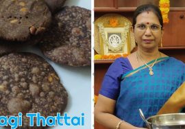 கேழ்வரகு தட்டை- தீபாவளிக்கு  பட்சணம் – கரகரப்பாக ,சுவையாக செய்வது எப்படி? – Mallika Badrinath