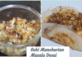 #Shorts 200: Gobi Manchurian Masala dosai குழந்தைகள் விரும்பும் மன்ச்சூரியன் தோசை-Mallika Badrinath