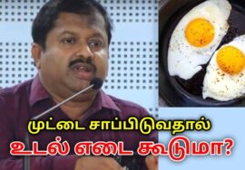 முட்டை உடல் எடையை அதிகரிக்குமா? | Dr.Sivaraman speech on egg and weight gain