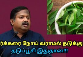 இதை அடிக்கடி உணவில் சேர்த்து வந்தால் சர்க்கரை நோய் வராது | Dr.Sivaraman speech on curry leaves