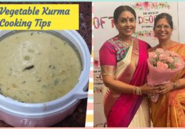 #Vegetable kurma without onion & garlic.Cooking Tips / வெங்காயம், பூண்டு இல்லாமலும் குருமா செய்யலாம்