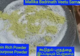 Protein Powder – Multi purpose powder /தினசரி உணவில் கூடுதல் புரதம் பெற இப்படியும்  செய்யலாம்.