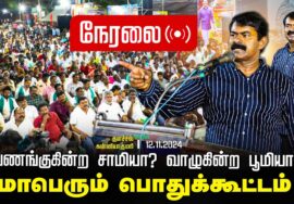 🔴நேரலை 12-11-2024 வணங்குகின்ற சாமியா? வாழுகின்ற பூமியா?மாபெரும் பொதுக்கூட்டம் குளச்சல்