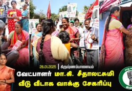வேட்பாளர் மா.கி.சீதாலட்சுமி வீடு வீடாக வாக்கு சேகரிப்பு | ஈரோடு கிழக்கு இடைத்தேர்தல் #ஒலிவாங