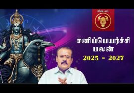 ஜோதிடர் செல்வி | ரிஷபம் – லாப சனி 90% | சனிப்பெயர்ச்சி பலன்கள் 2025-27 | Sanipeyarchi palangal