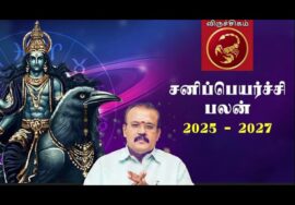 ஜோதிடர் செல்வி | விருச்சிகம் -பஞ்சம சனி 75% | சனிப்பெயர்ச்சி பலன்கள் 2025-27 | Sanipeyarchi palangal