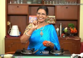 Pori bhel  in Tomato basket / Mallika Badrinath – My kitchen small gadget collection