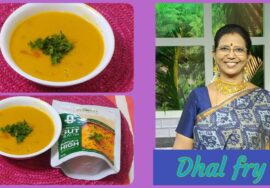 Dhal fry – Quick & Easy method – Mallika Badrinath /Healthy dhal for Rotis